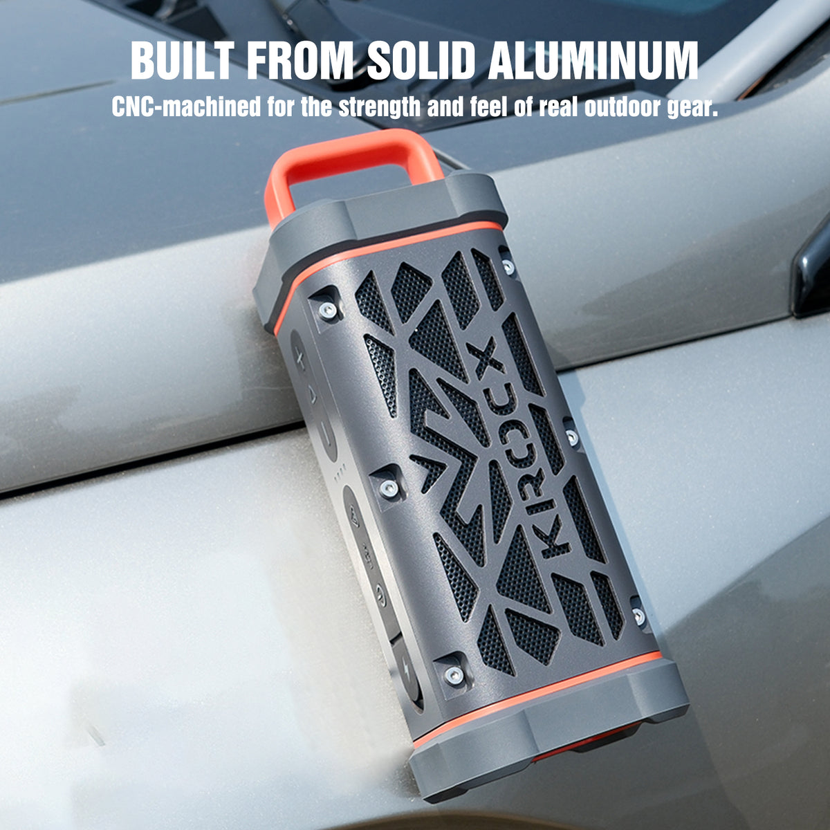 KROCX TRAVOR All-Aluminum Magnetic Outdoor Bluetooth Speaker