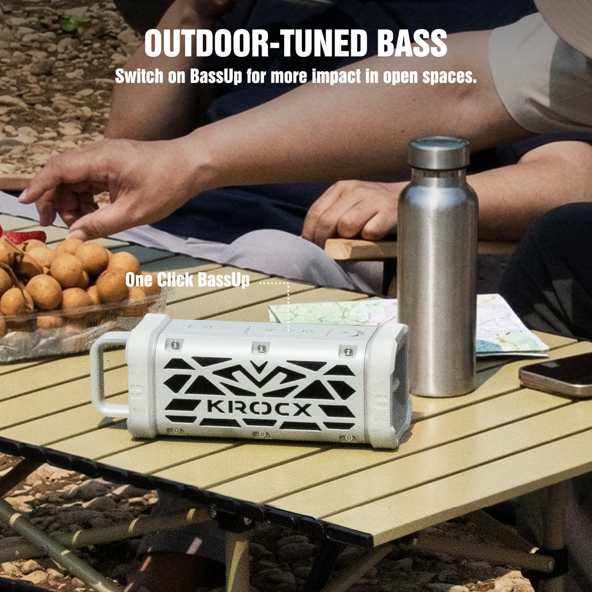 KROCX TRAVOR All-Aluminum Magnetic Outdoor Bluetooth Speaker