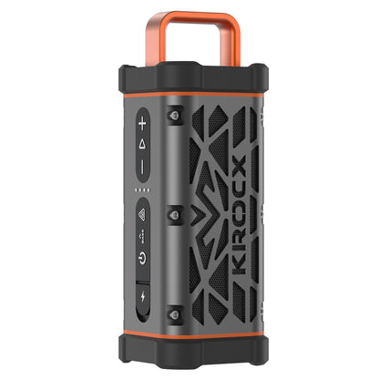 KROCX TRAVOR All-Aluminum Outdoor Bluetooth Speaker – Full-Metal Armor, IP68, Magnetic Mount, Bassup