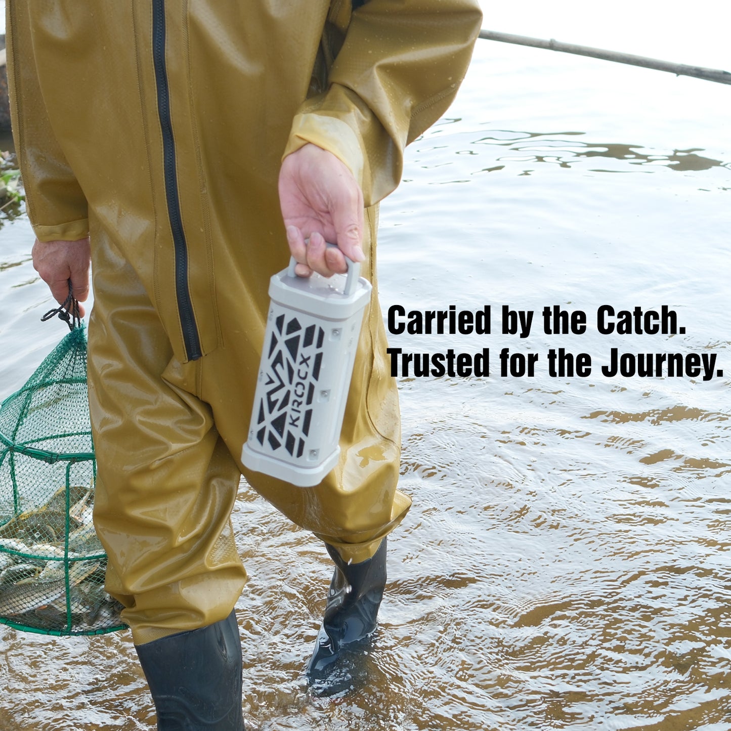 KROCX TRAVOR All-Aluminum Outdoor Bluetooth Speaker – Full-Metal Armor, IP68, Magnetic Mount, Bassup