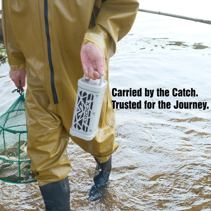 KROCX TRAVOR All-Aluminum Outdoor Bluetooth Speaker – Full-Metal Armor, IP68, Magnetic Mount, Bassup