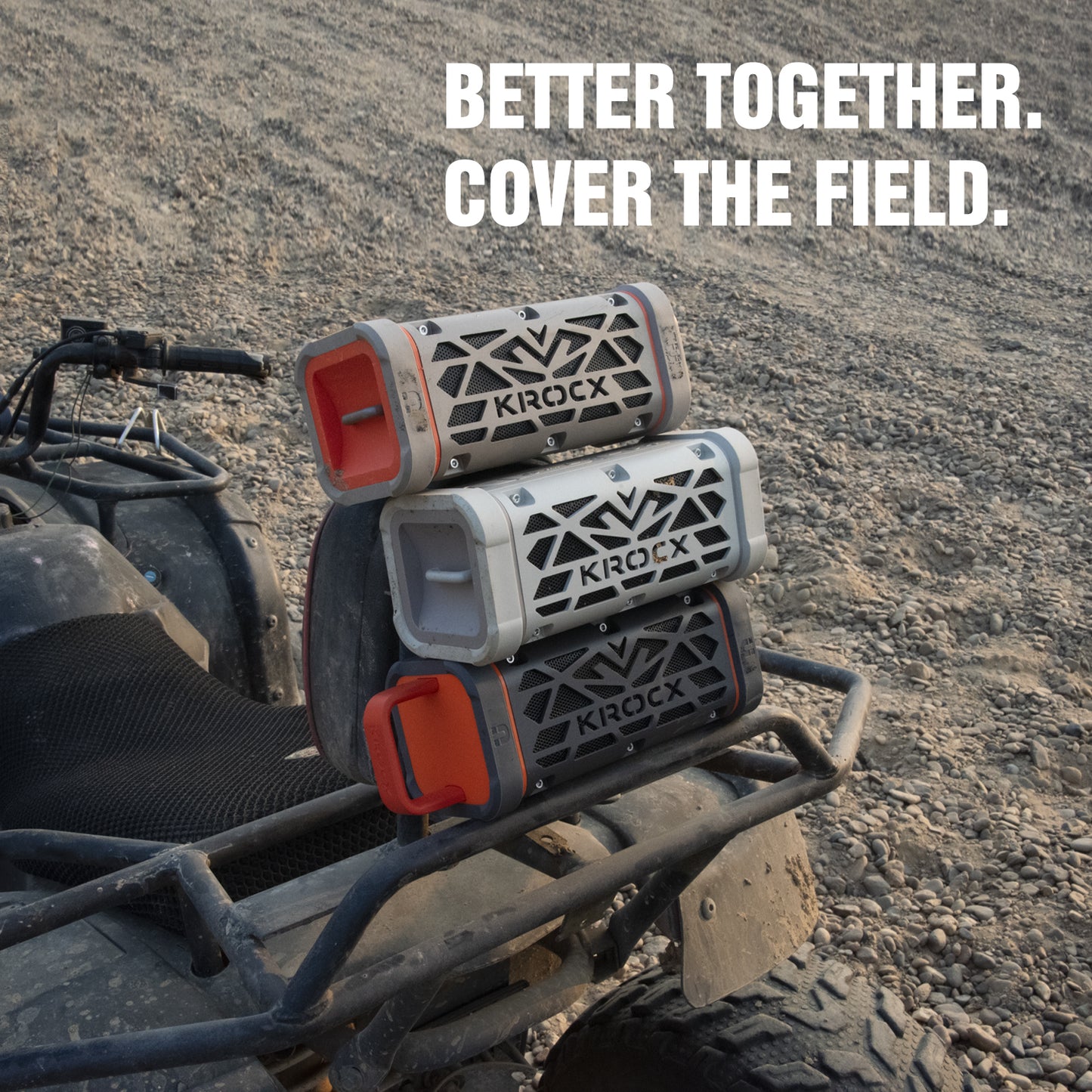 KROCX TRAVOR All-Aluminum Outdoor Bluetooth Speaker – Full-Metal Armor, IP68, Magnetic Mount, Bassup